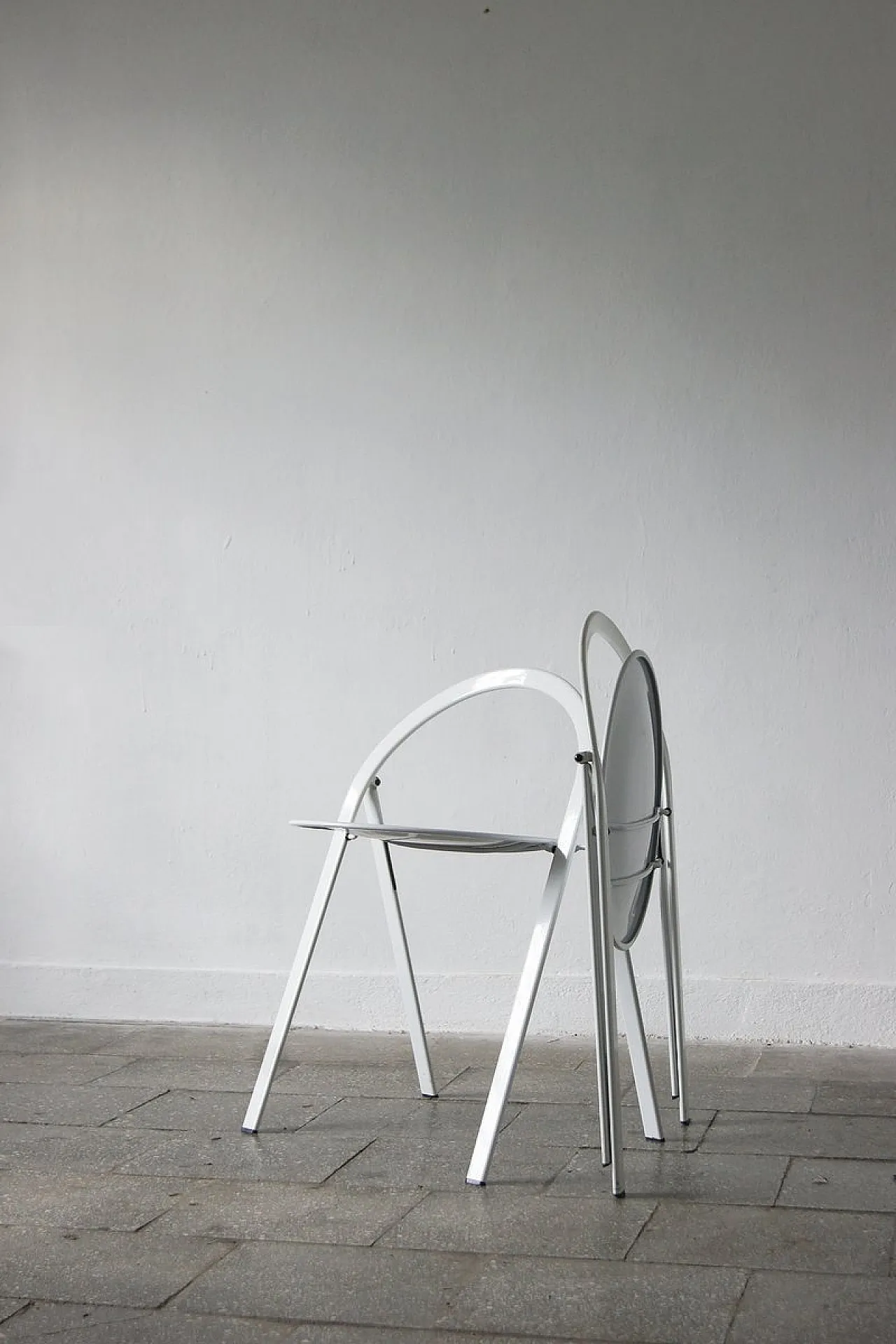 Pair of folding chairs by Giorgio Cattelan for Cidue, 1970s 6