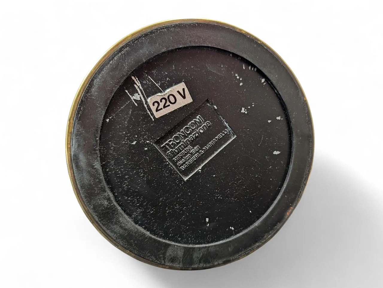 Minikini lamp in brass by Barbieri and Marianelli for Tronconi, 1980 10