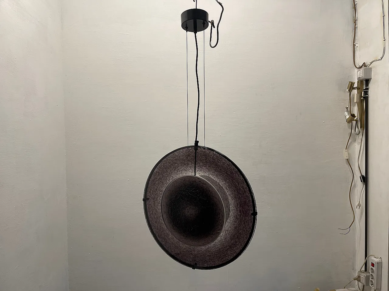 Coppia di lampadari in vetro di Murano di Arte Vetro, anni '80 5