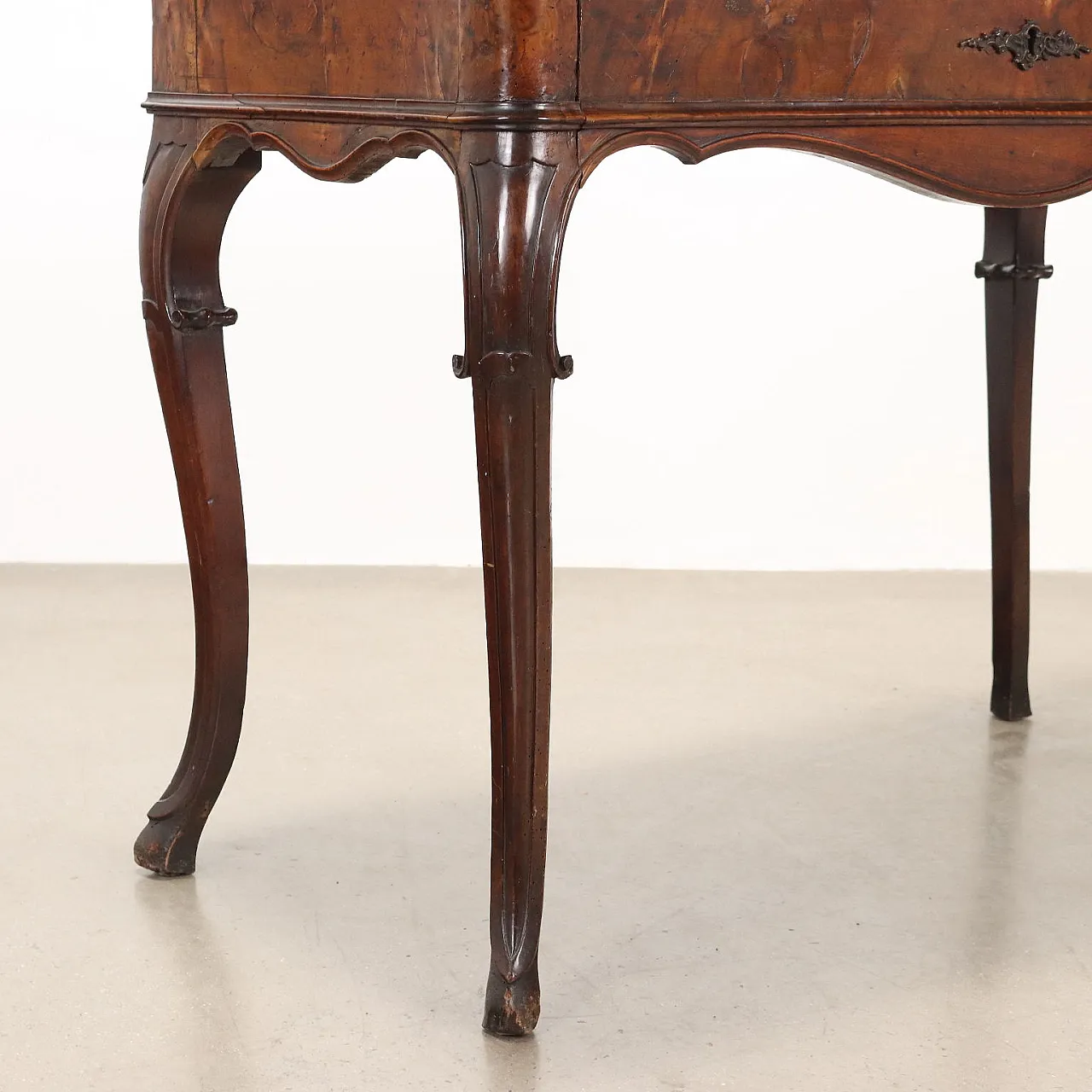 Consolle barocca in noce con cassetti decorati, '700 8