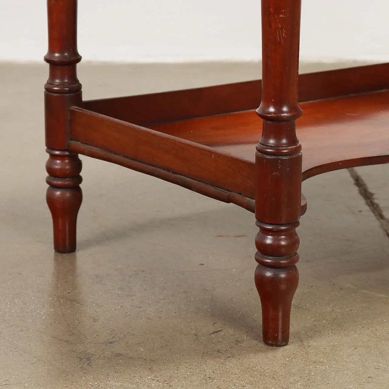 English mahogany toilet with ceramic bowl, mid-19th century 5