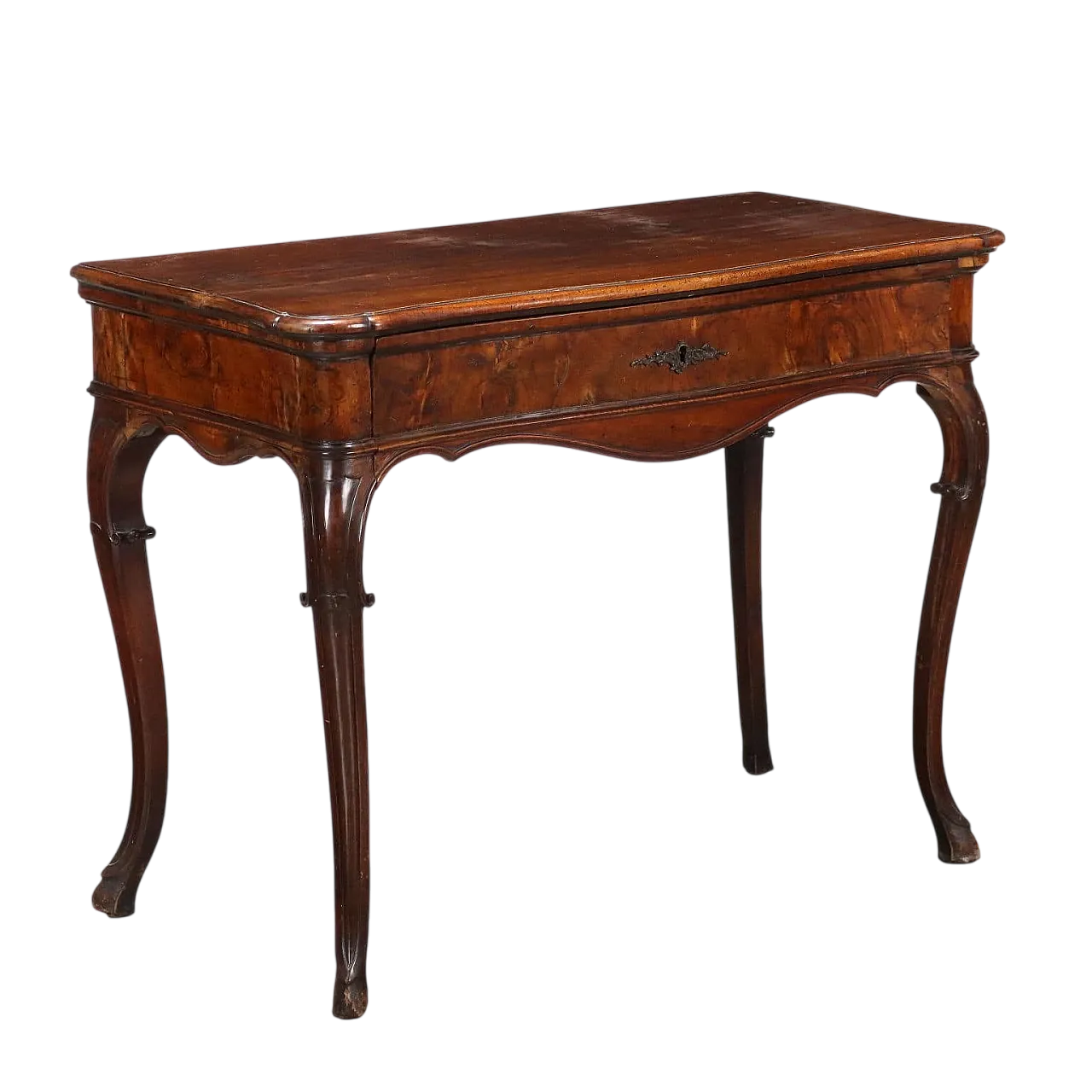 Consolle barocca in noce con cassetti decorati, '700 11