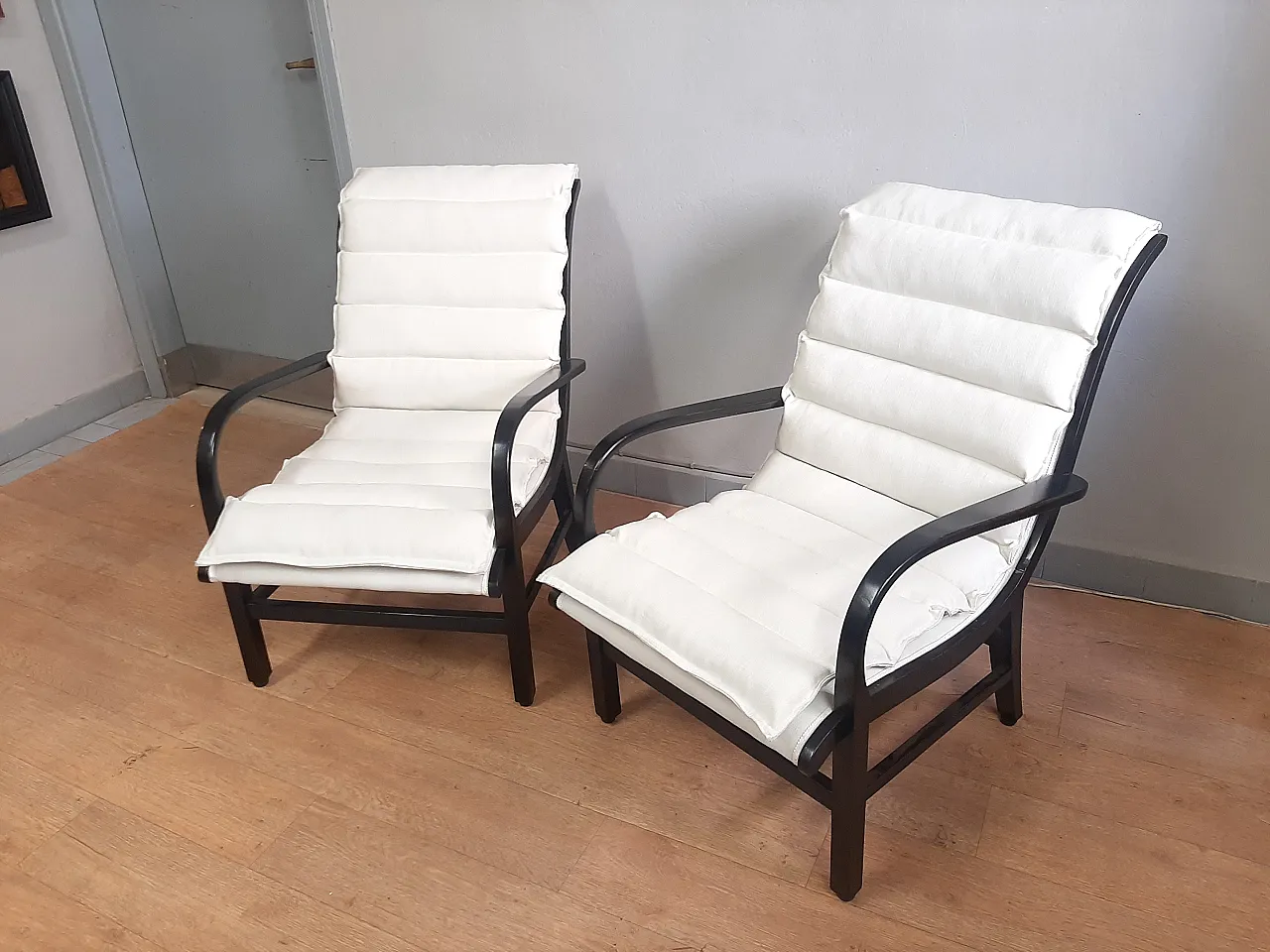 Coppia di poltrone di Meroni e Fossati La Riposante, anni '40 2