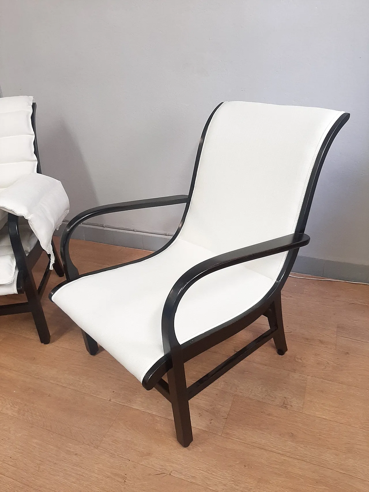 Coppia di poltrone di Meroni e Fossati La Riposante, anni '40 4