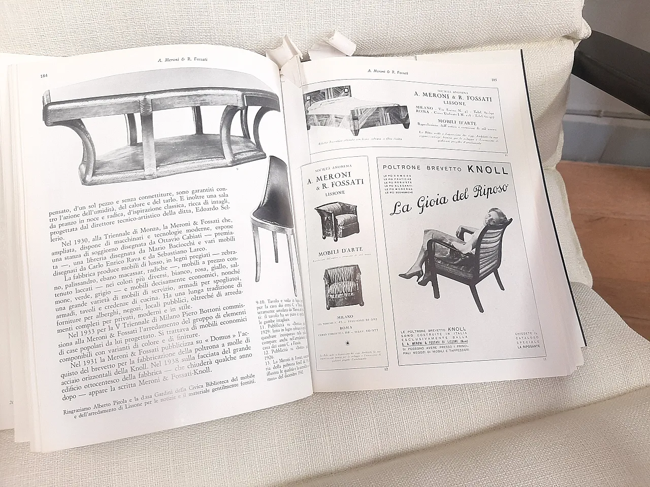 Coppia di poltrone di Meroni e Fossati La Riposante, anni '40 10