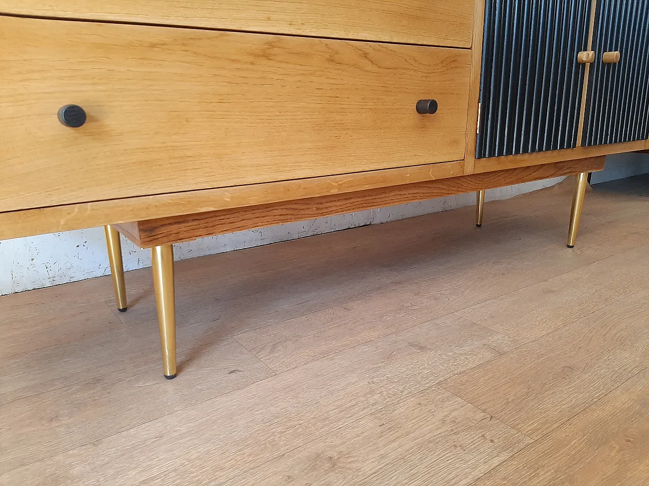 Sideboard Teak, Swedish style, 60s 10