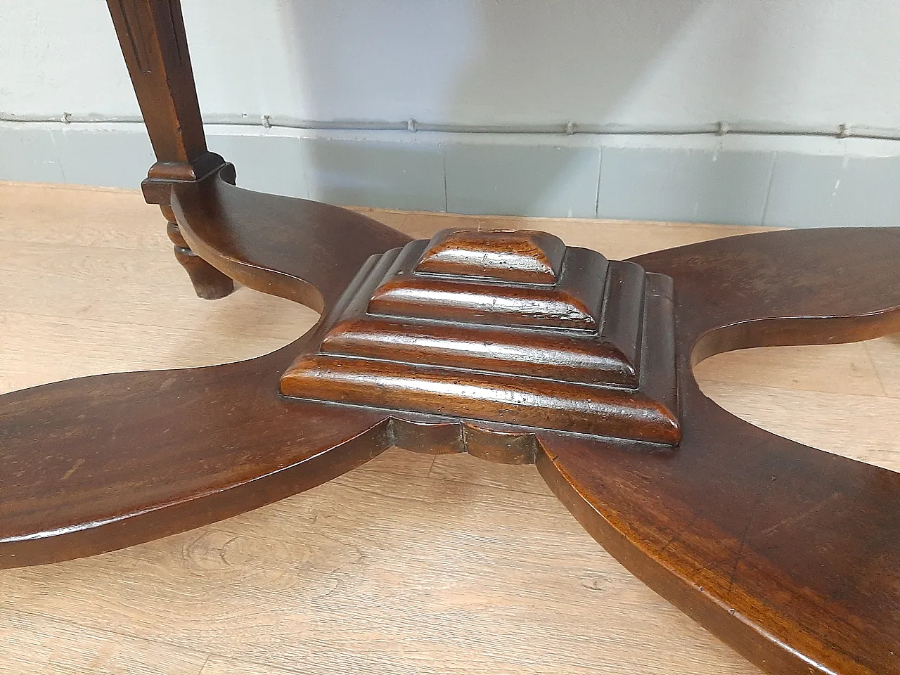 Walnut Desk Table And Cherry Style Louis XVI, era '800 3