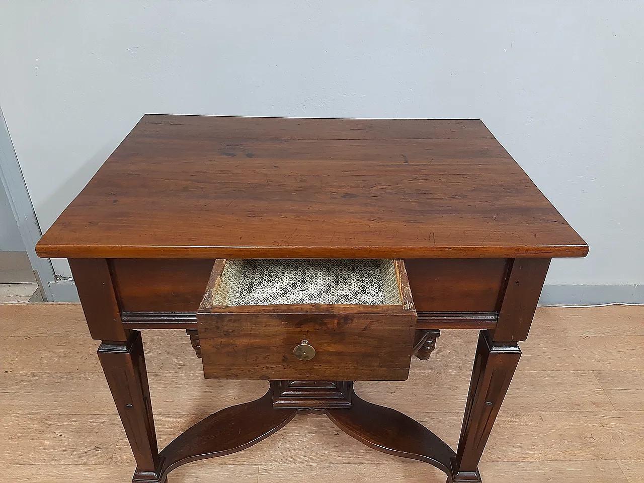 Walnut Desk Table And Cherry Style Louis XVI, era '800 7