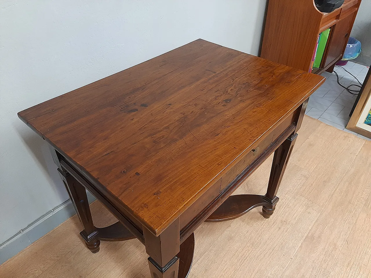 Walnut Desk Table And Cherry Style Louis XVI, era '800 9