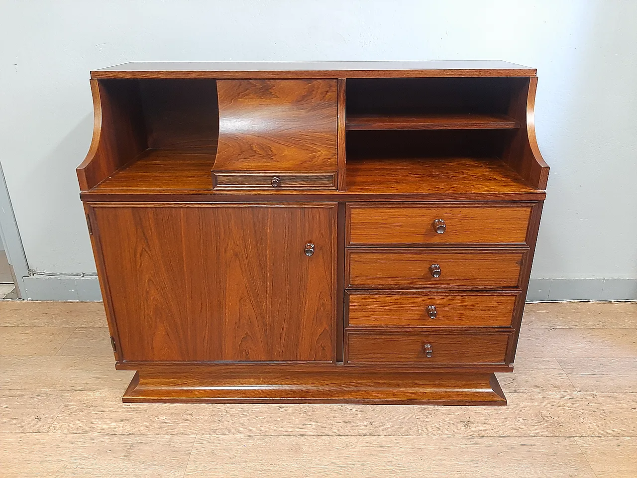 Mobile sideboard Nordic Scandinavian design, 1960s 1