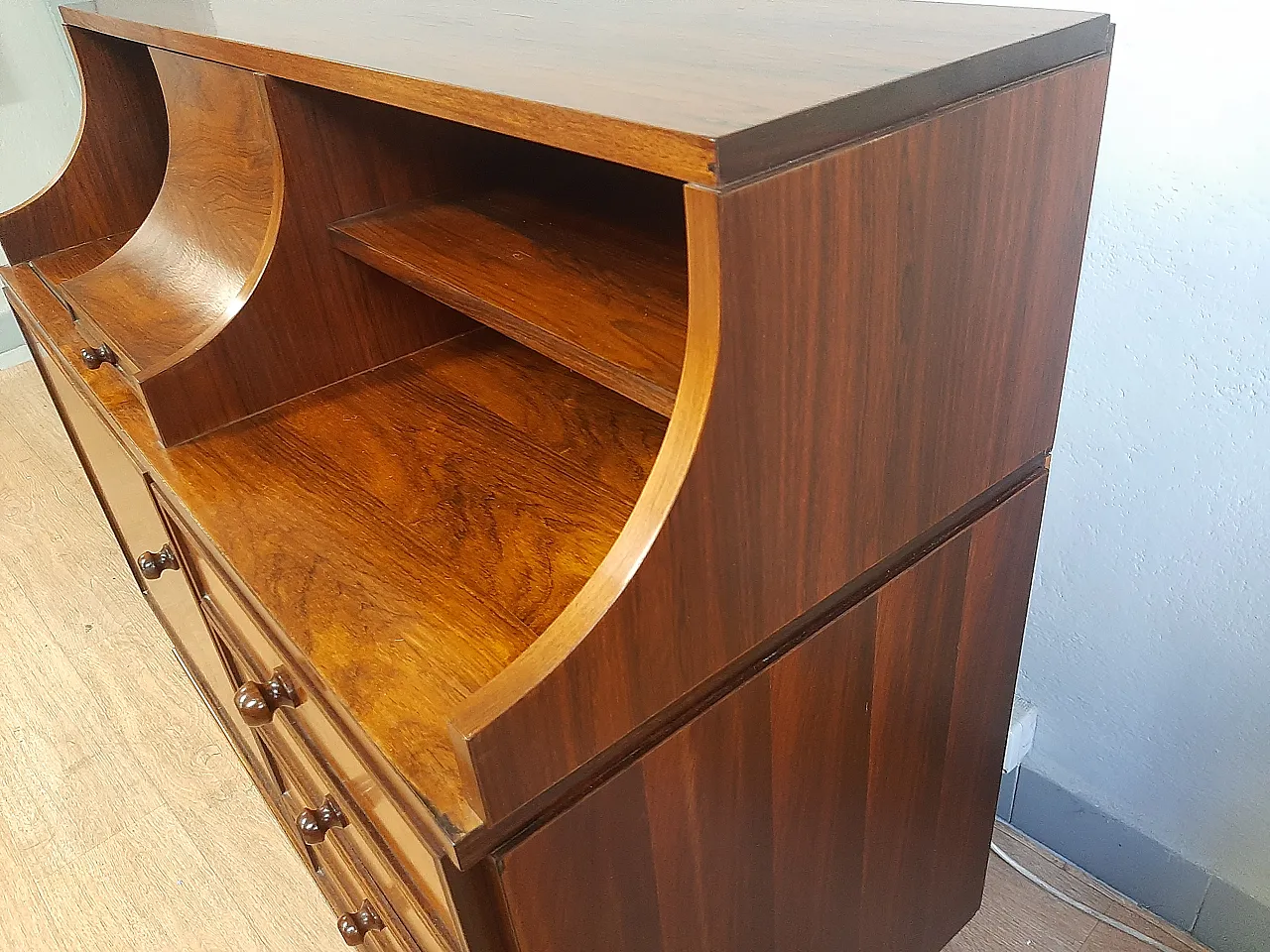 Mobile sideboard Nordic Scandinavian design, 1960s 4