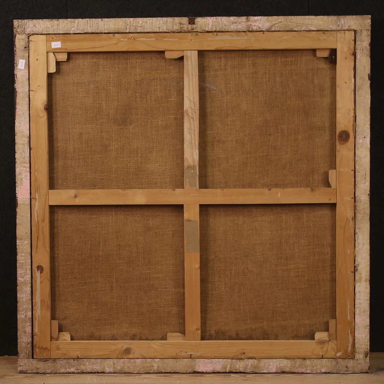 Spanish painting religious oil on canvas, 18th century 15