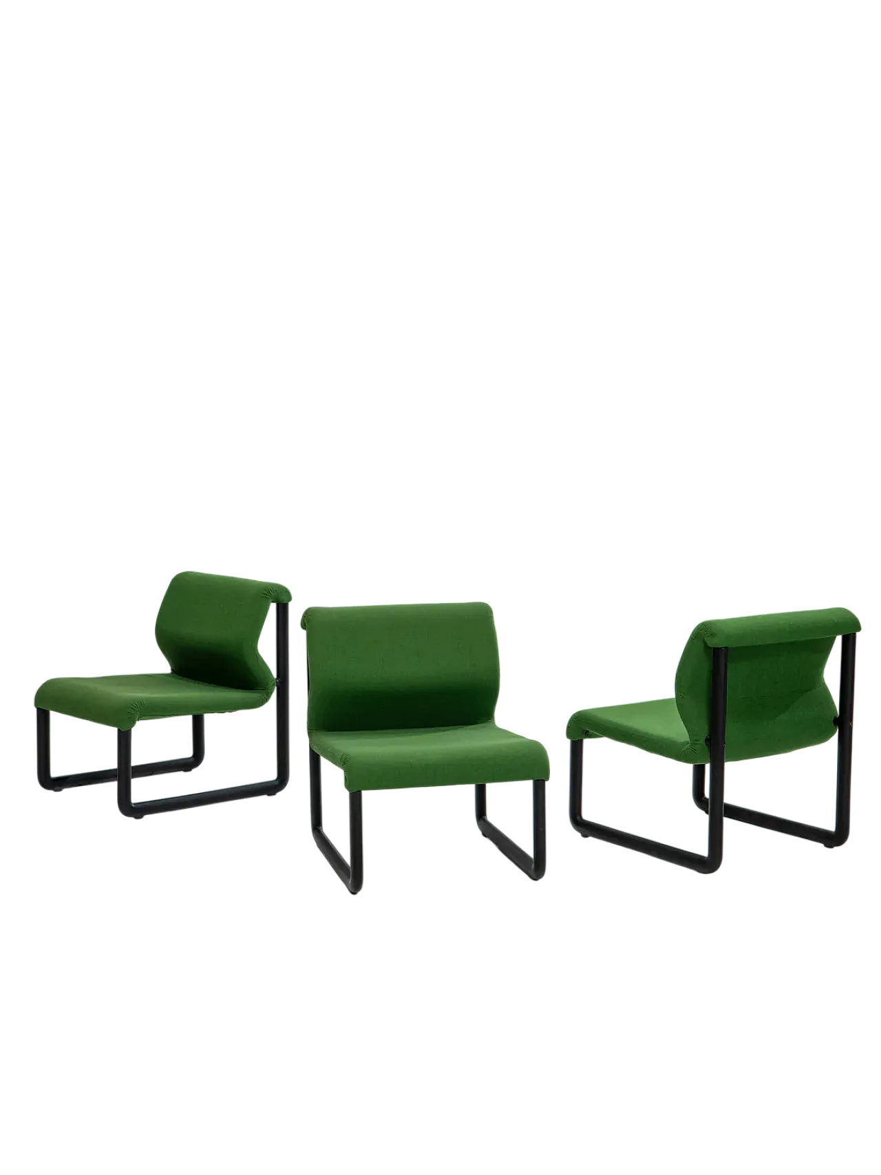 3 Lounge chairs by Tecno, 1980s 8