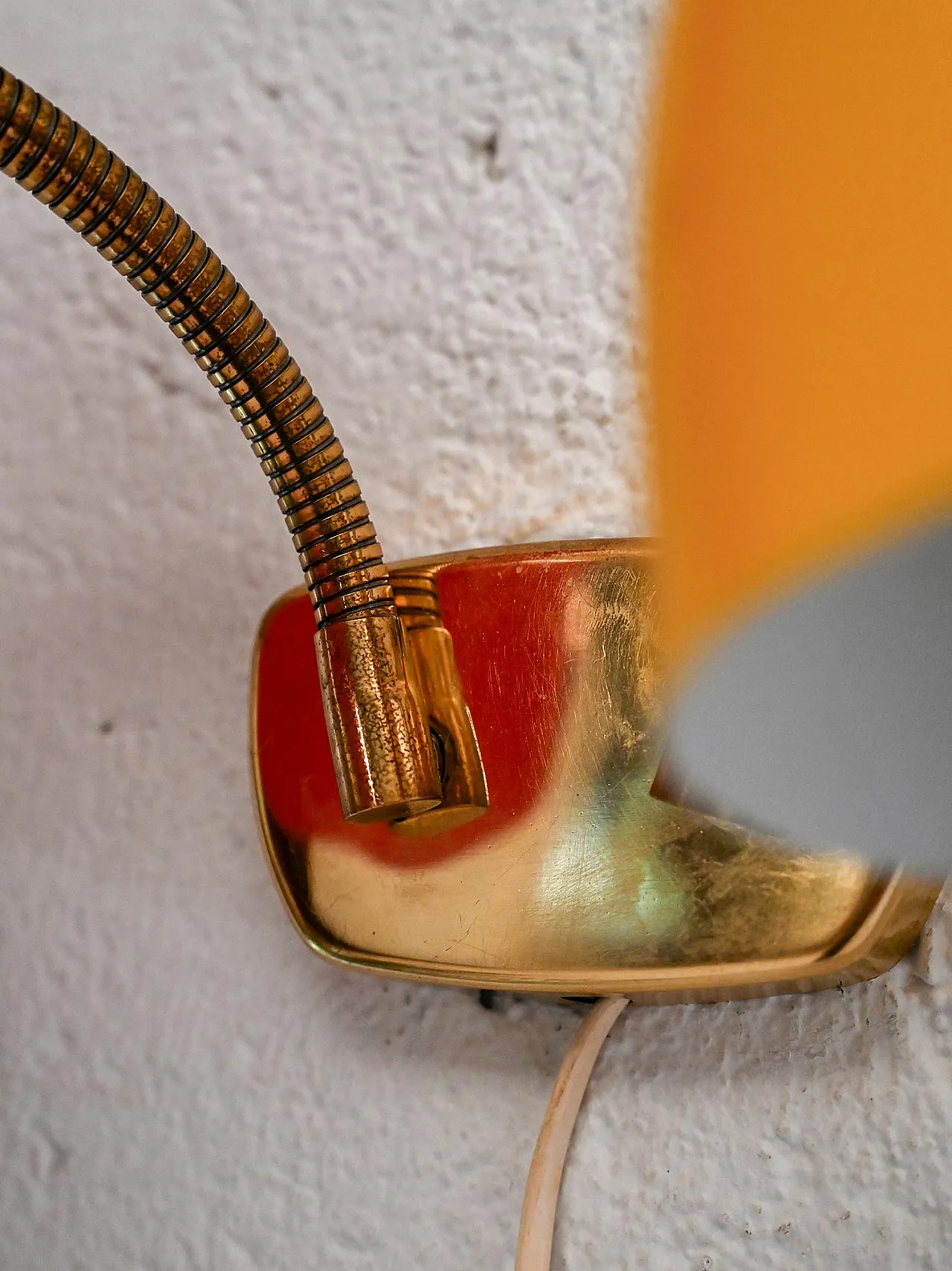 Scandinavian applique two-tone of metal, 60s 6