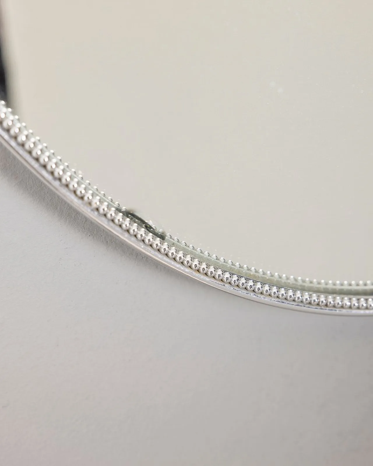 Specchio da parete in metallo cromato, anni '70 9