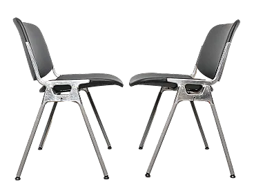 Pair of chairs DSC106 by Giancarlo Piretti for Anonima Castelli, 1960s