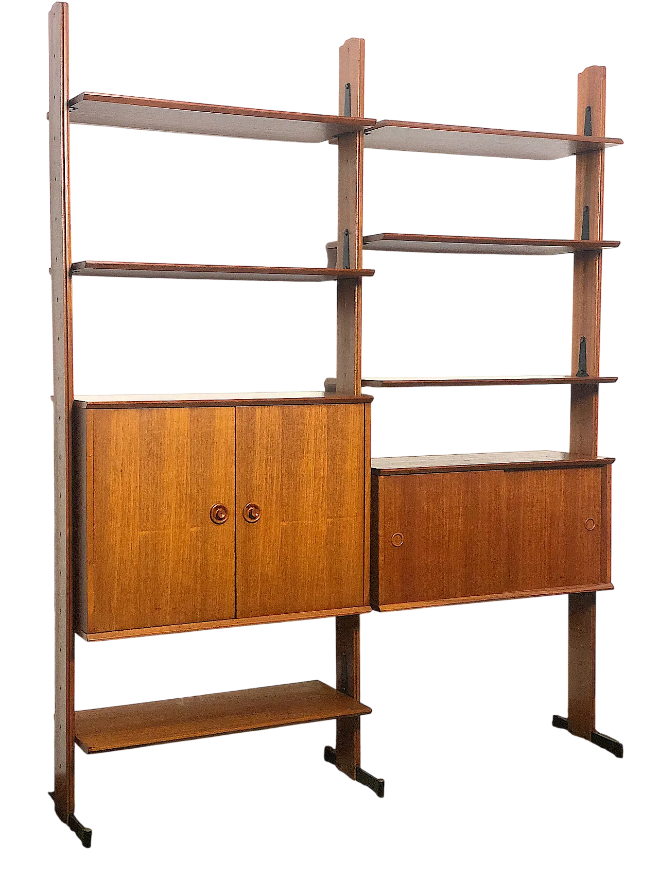 Double-sided bookcase with two spans, 60s 17