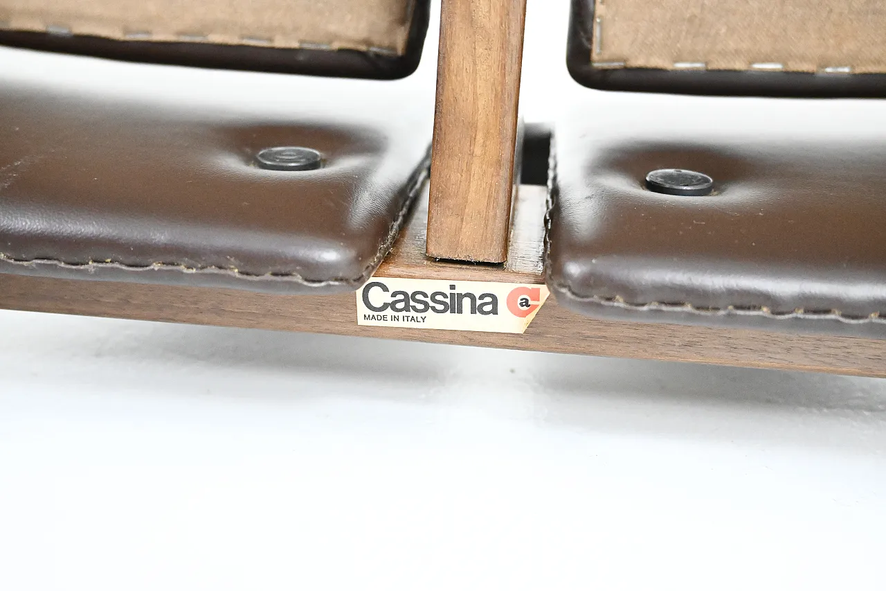 Coppia di 925 sedie di Afra e Tobia Scarpa per Cassina, anni '70 9