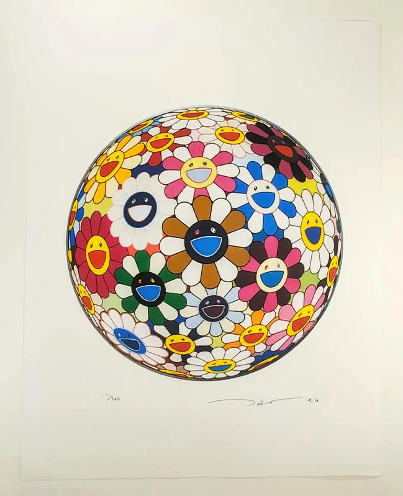 Limited edition lithograph by Takashi Murakami, late 20th century 1