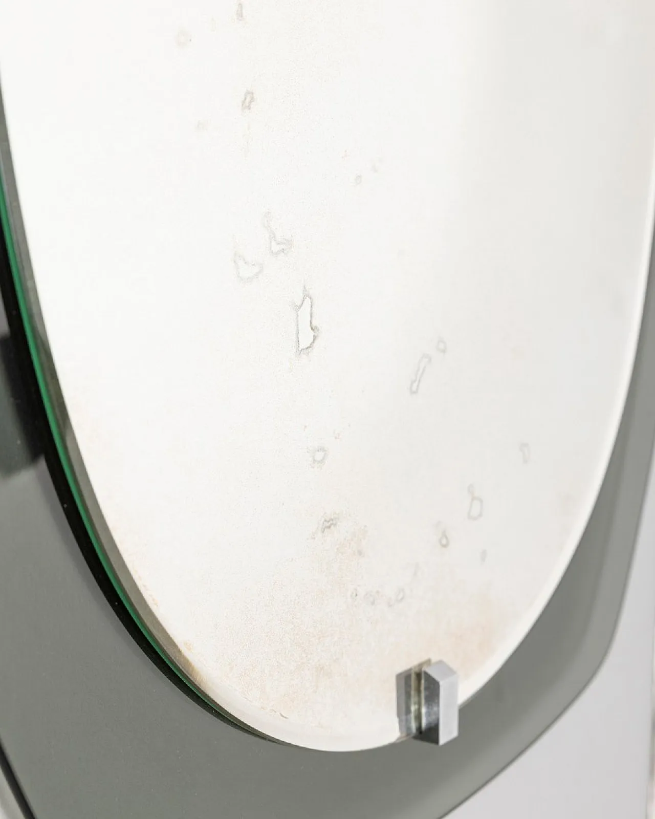 Wall mirror in blue smoked glass by Veca, 1950s 7