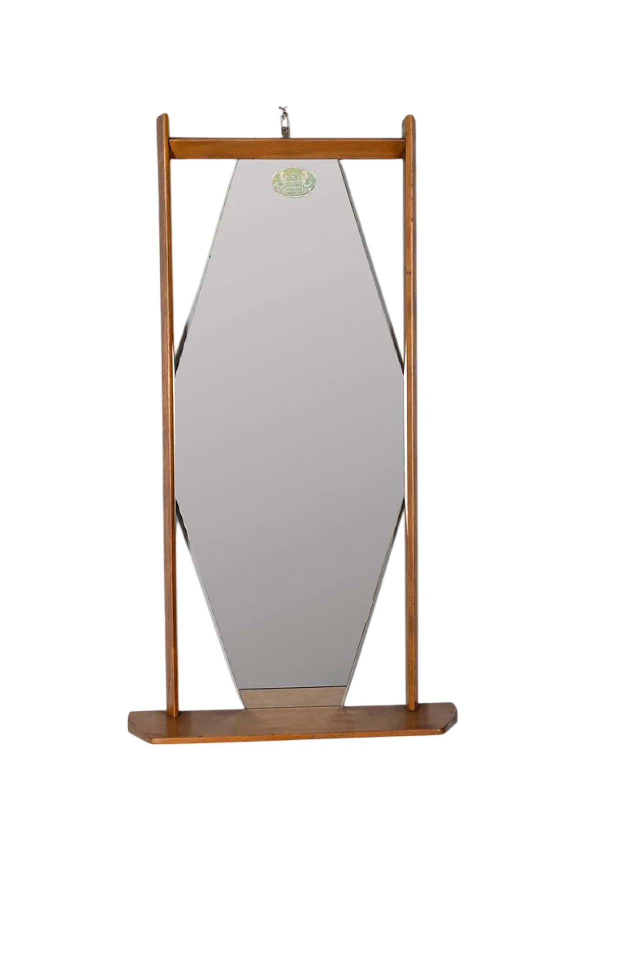 Specchio da parete con mensola, anni '60 10