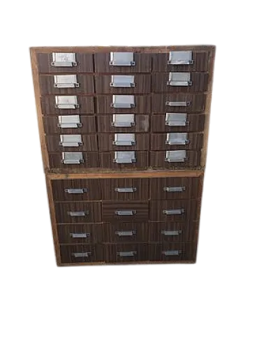 Industrial-style cabinet with drawers, 1950s