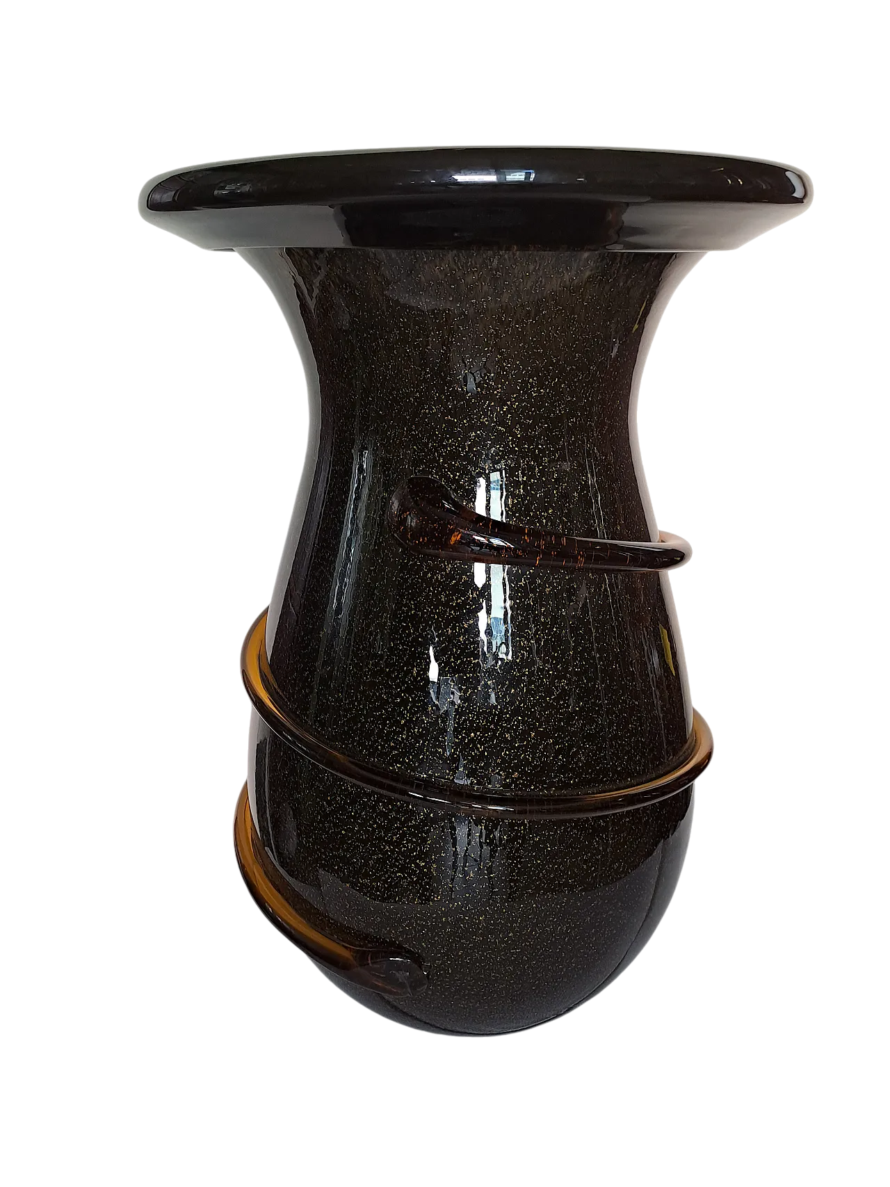 Murano vase black, 20th century 7