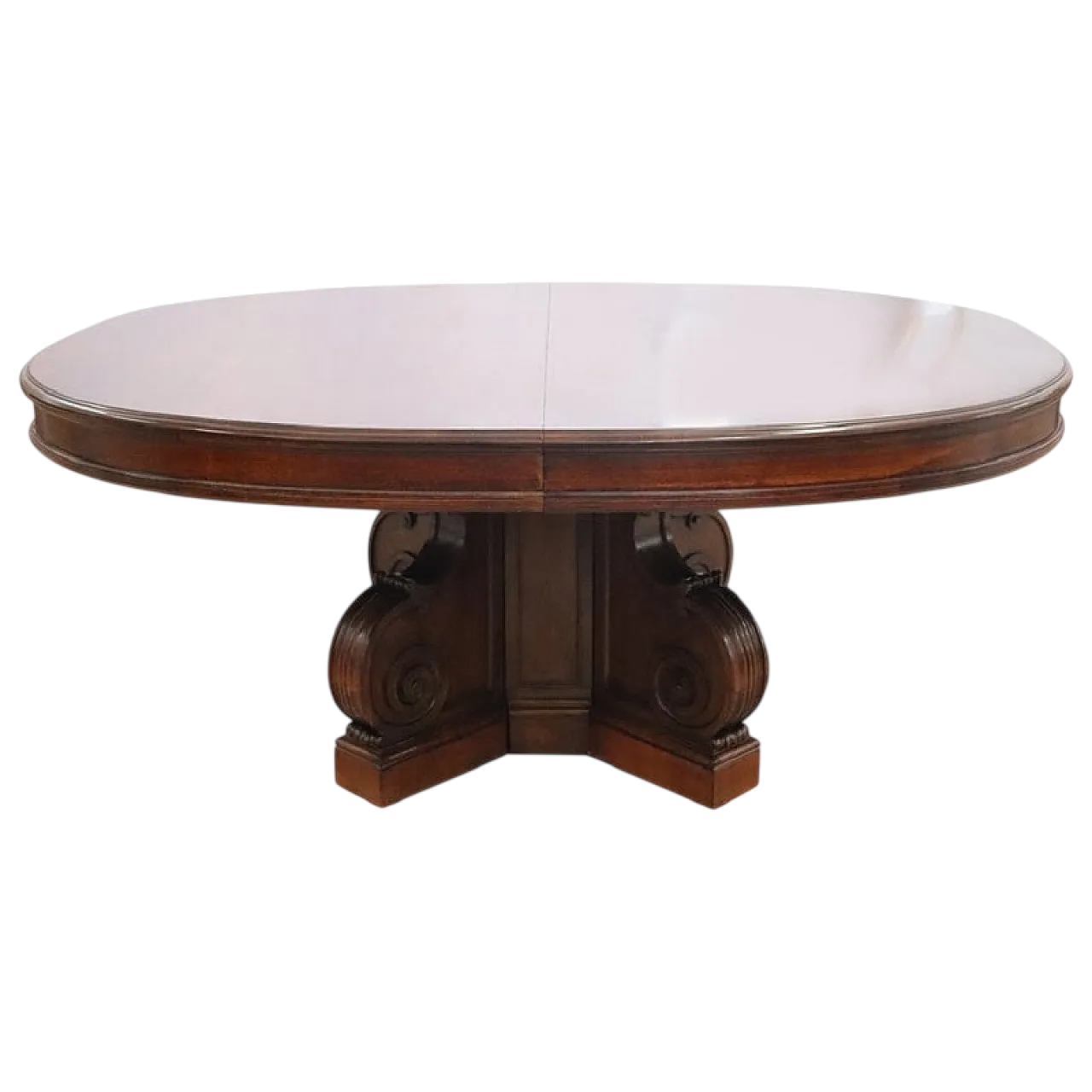 Walnut extensible table, 19th century 22