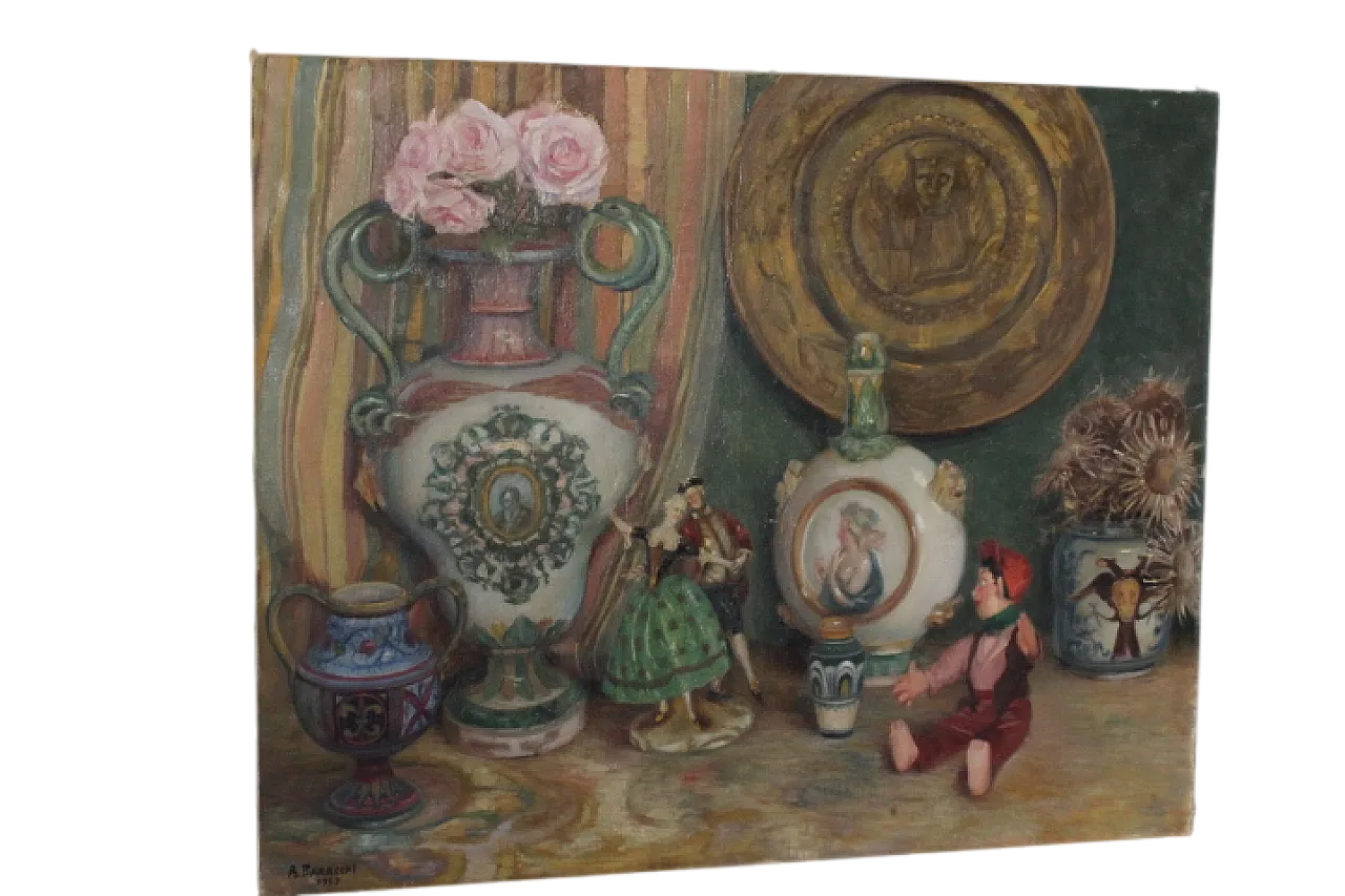 Oil painting on canvas Augusto Baracchi (Modena 1878 - Milan 1942) 18