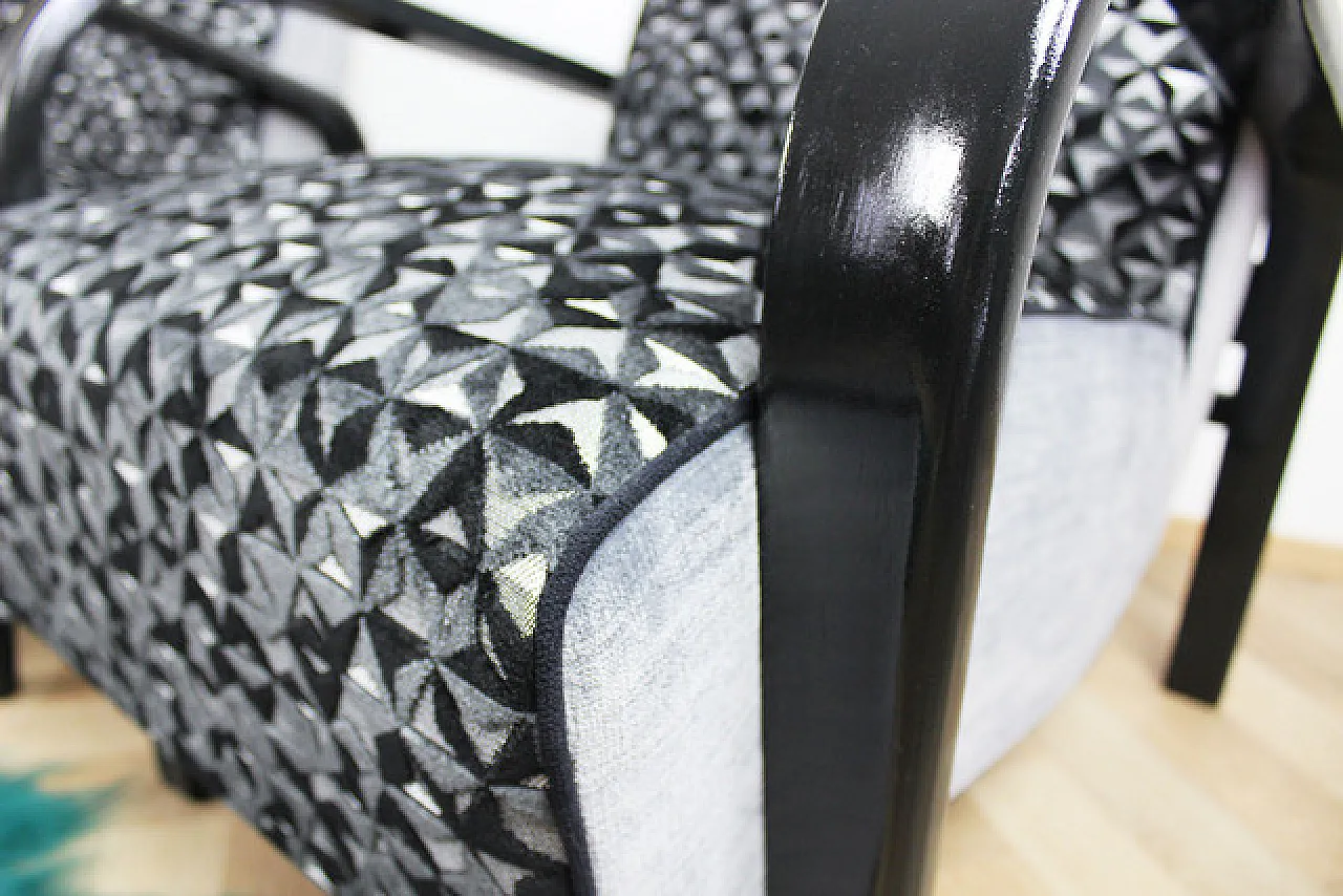 Poltrone HF11 Art Deco, anni '40 9