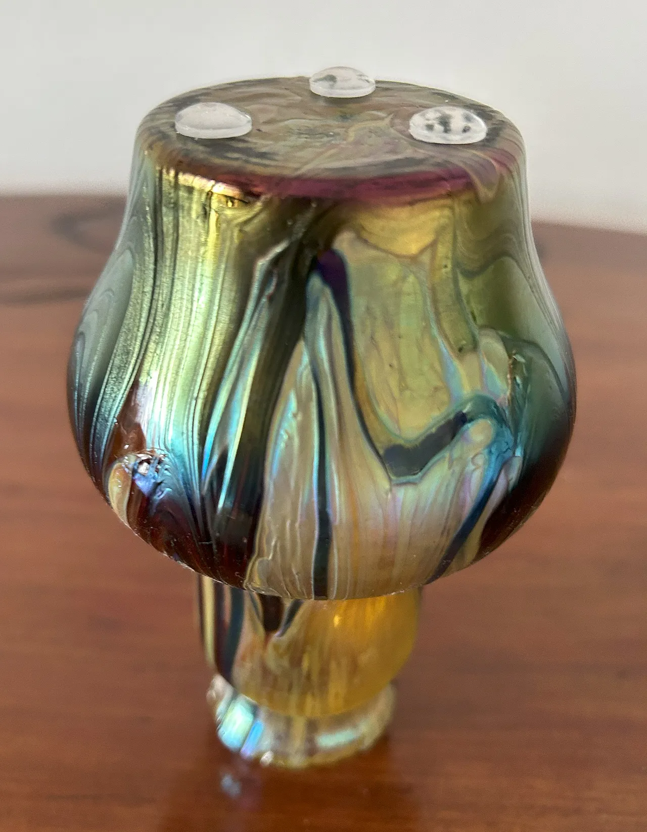 Vaso in vetro iridescente Art Nouveau, anni '20 17