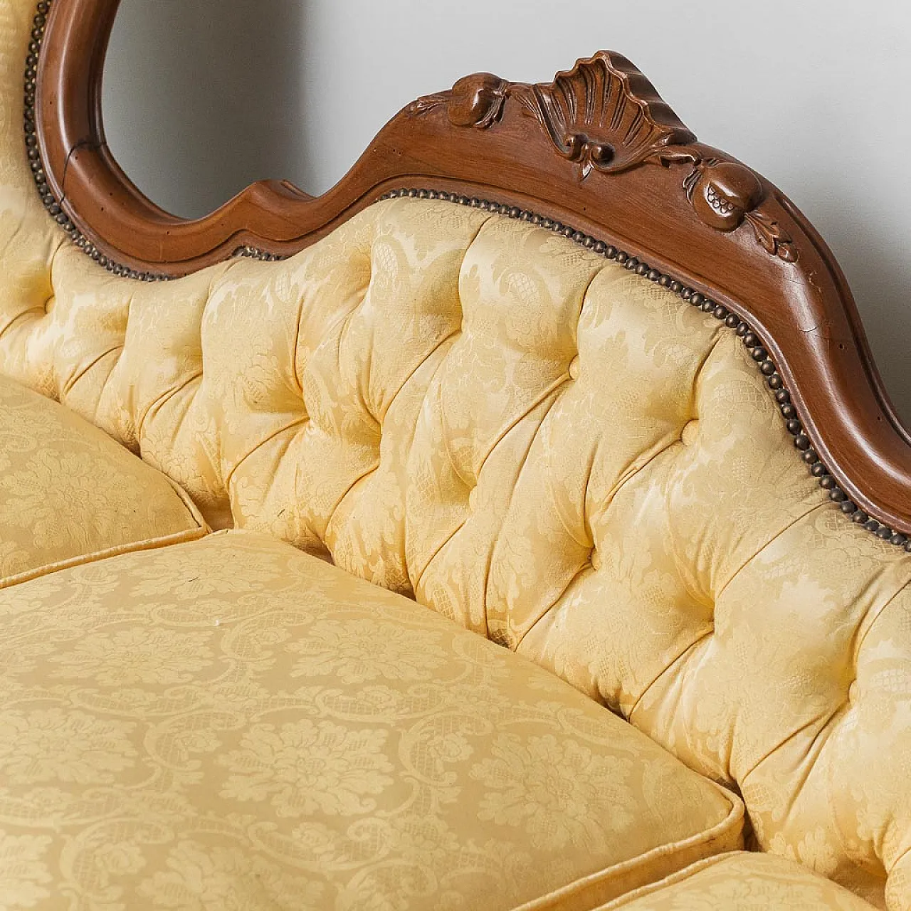 3 seater sofa in Luigi Filippo style, early 20th century 3