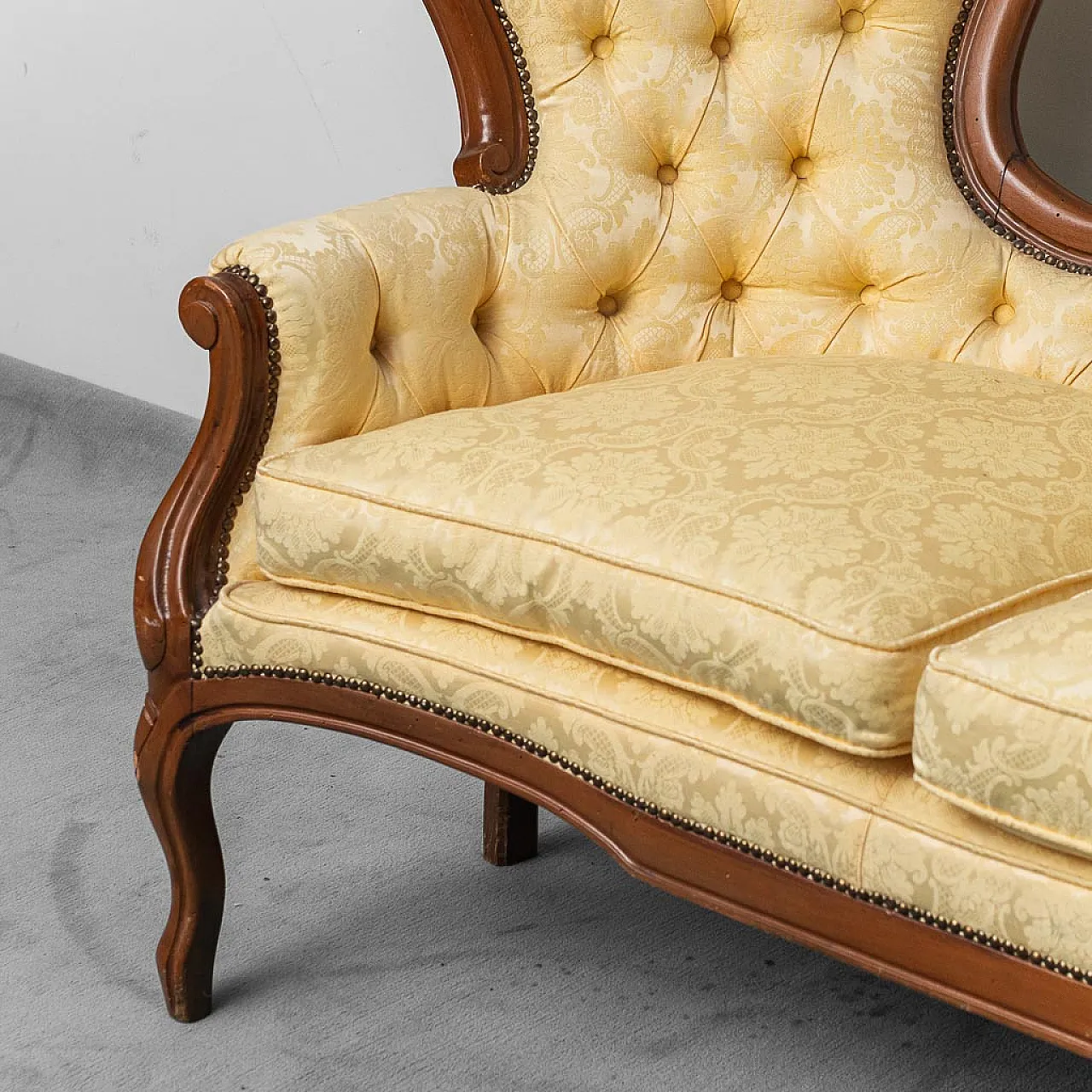 3 seater sofa in Luigi Filippo style, early 20th century 5