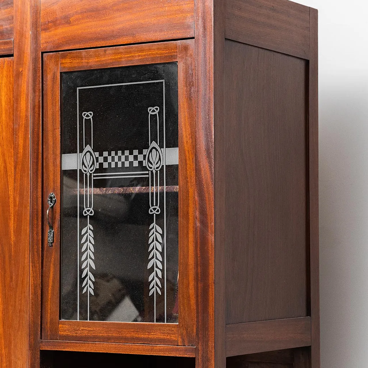 Cabinet cabinet with belief and mirror, 40s 3