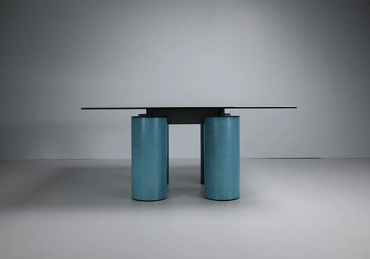 Massimo e Lella Vignelli Tavolo da pranzo Acerbis degli anni '80 3