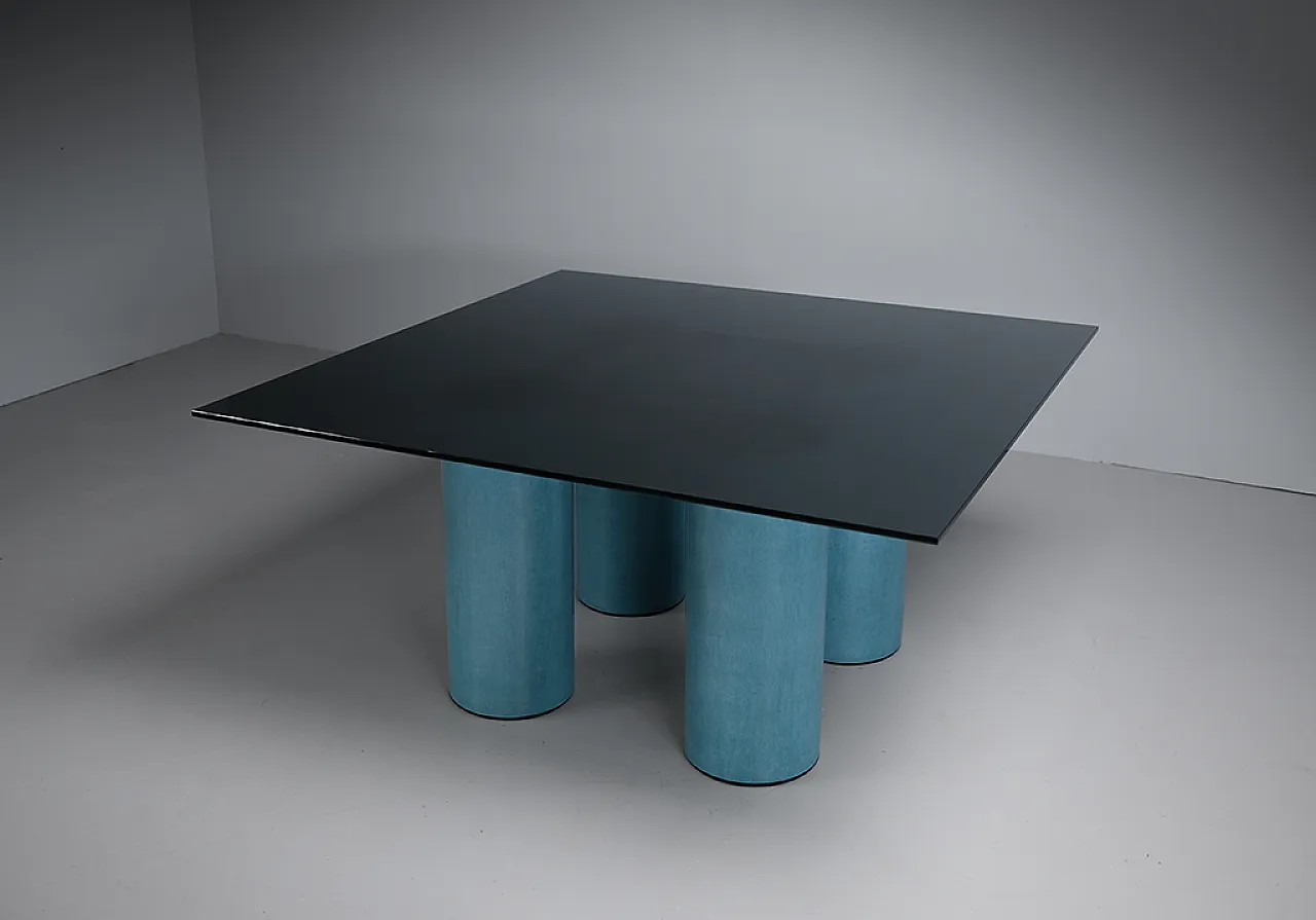 Massimo e Lella Vignelli Tavolo da pranzo Acerbis degli anni '80 4