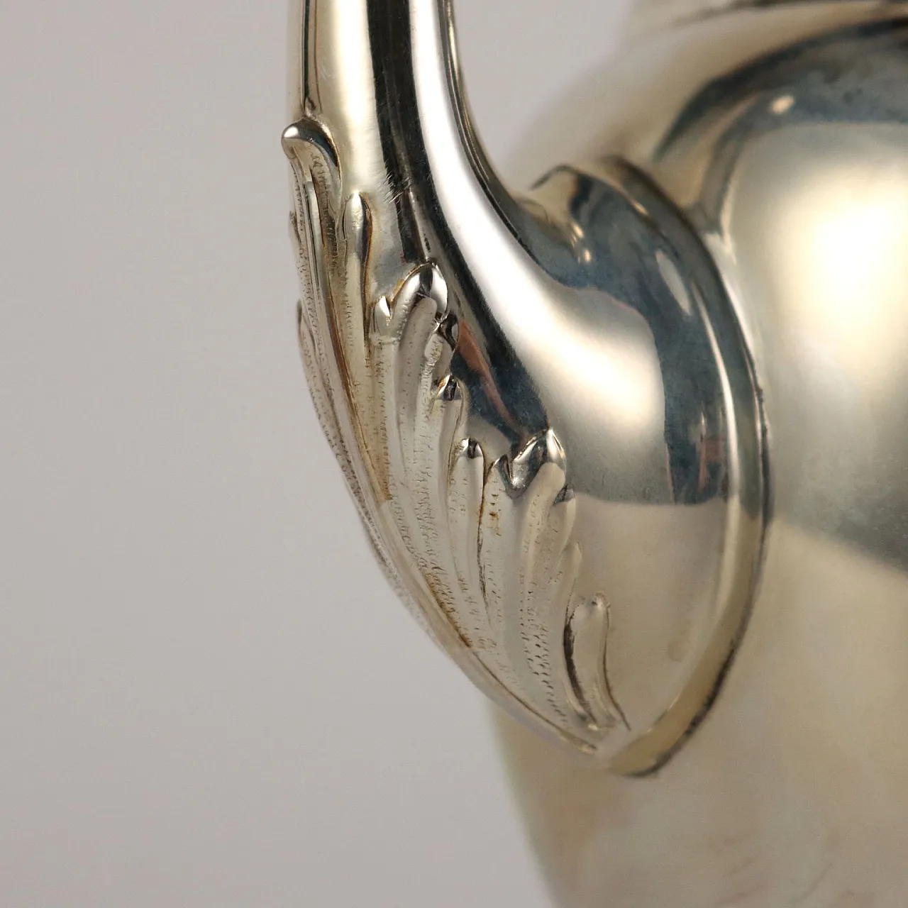 Silver coffee and tea set with tray, 20th century 7