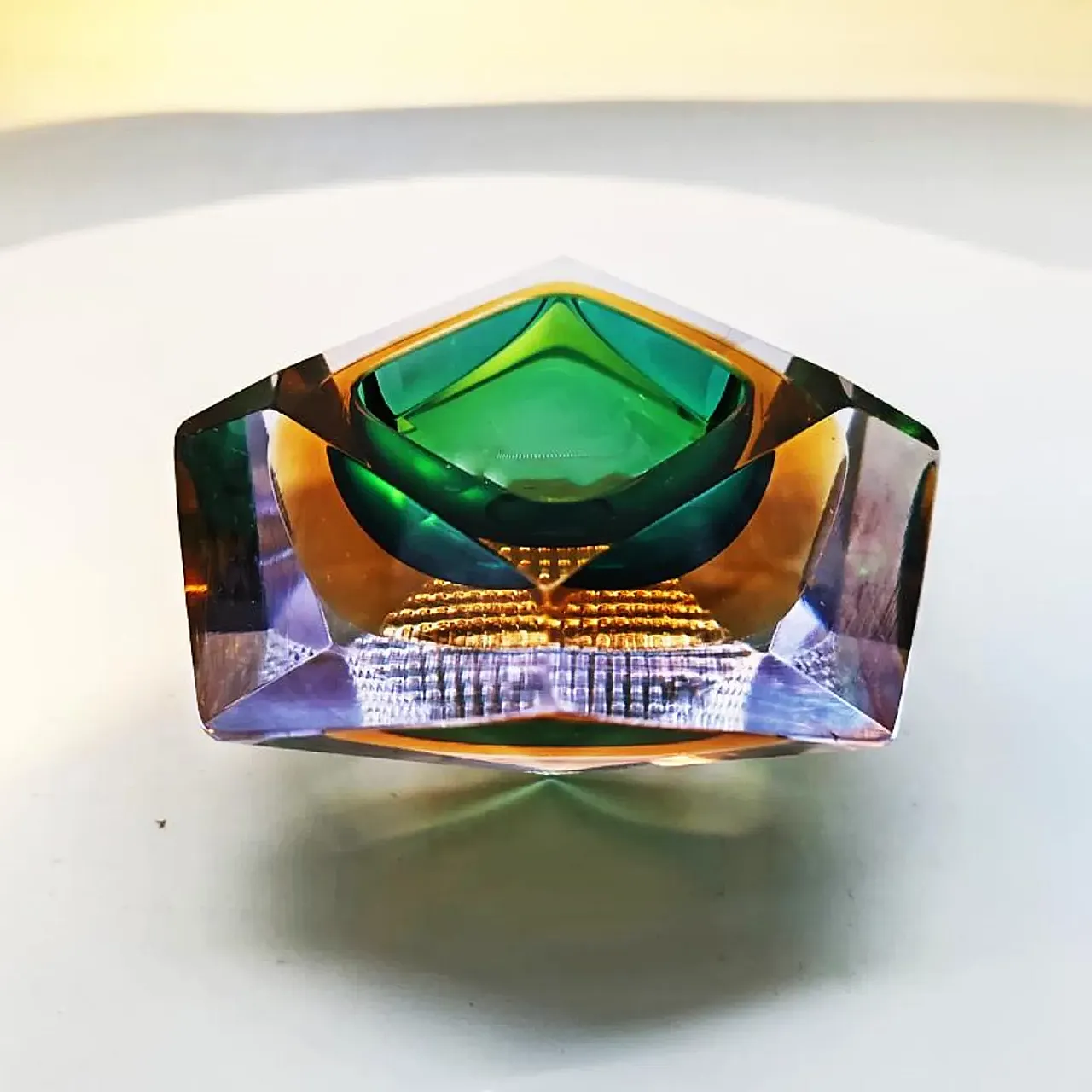 Posacenere in vetro di Murano di Flavio Poli per Seguso, anni '60 5