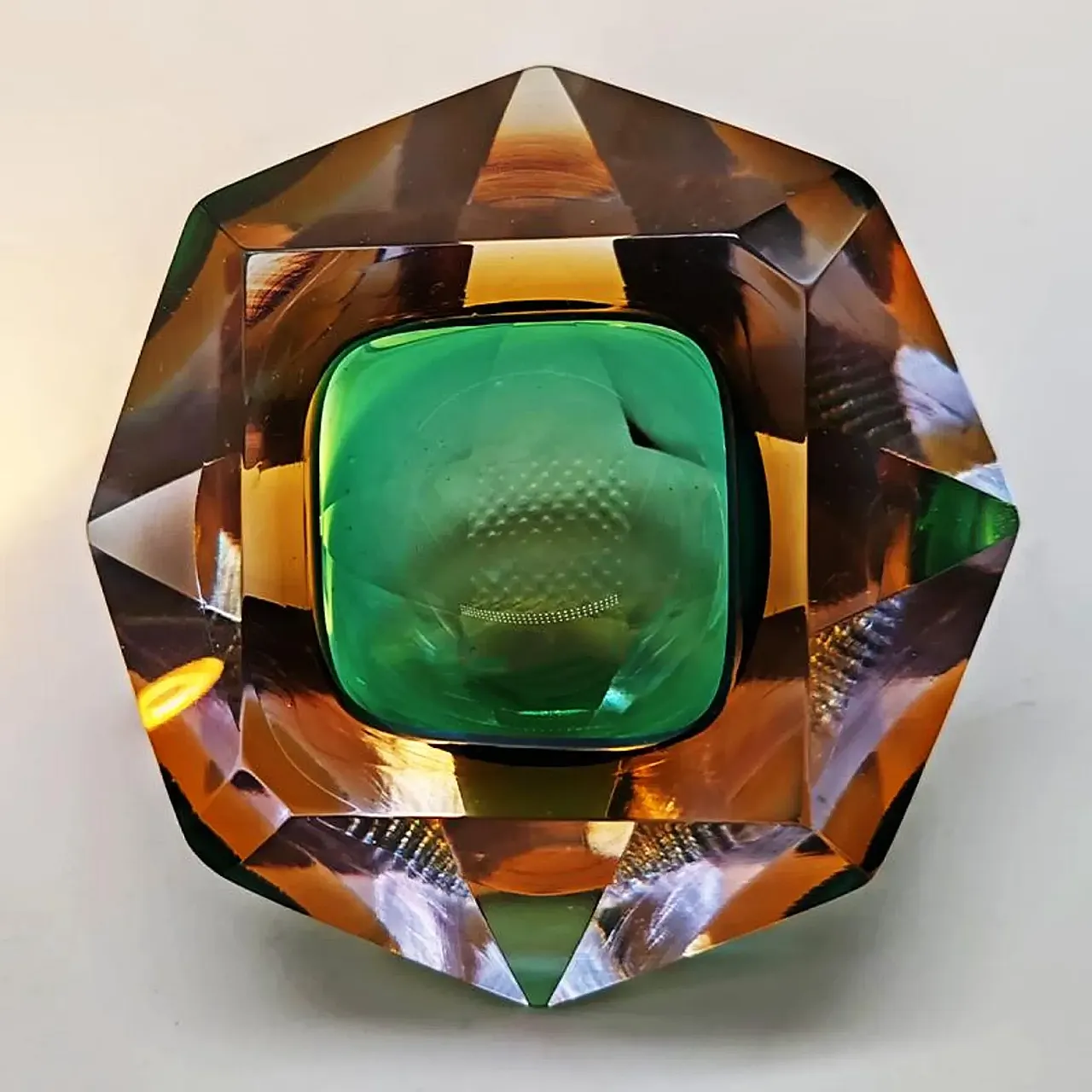 Posacenere in vetro di Murano di Flavio Poli per Seguso, anni '60 6