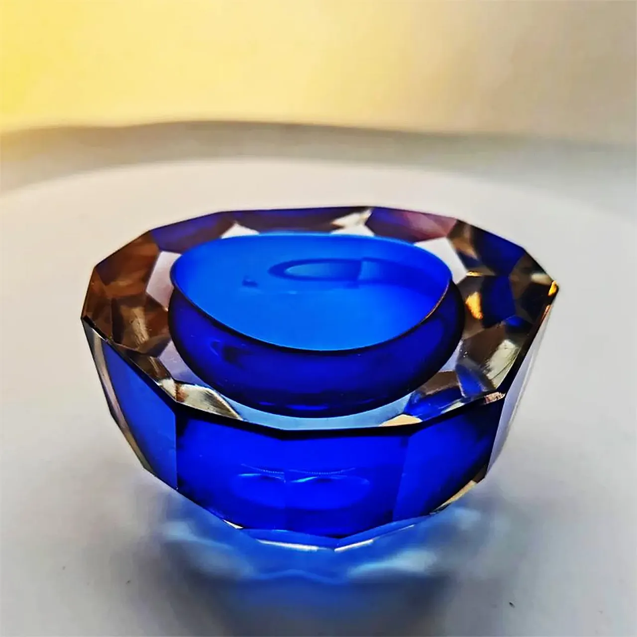 Posacenere in vetro di Murano di Flavio Poli per Seguso, anni '60 3