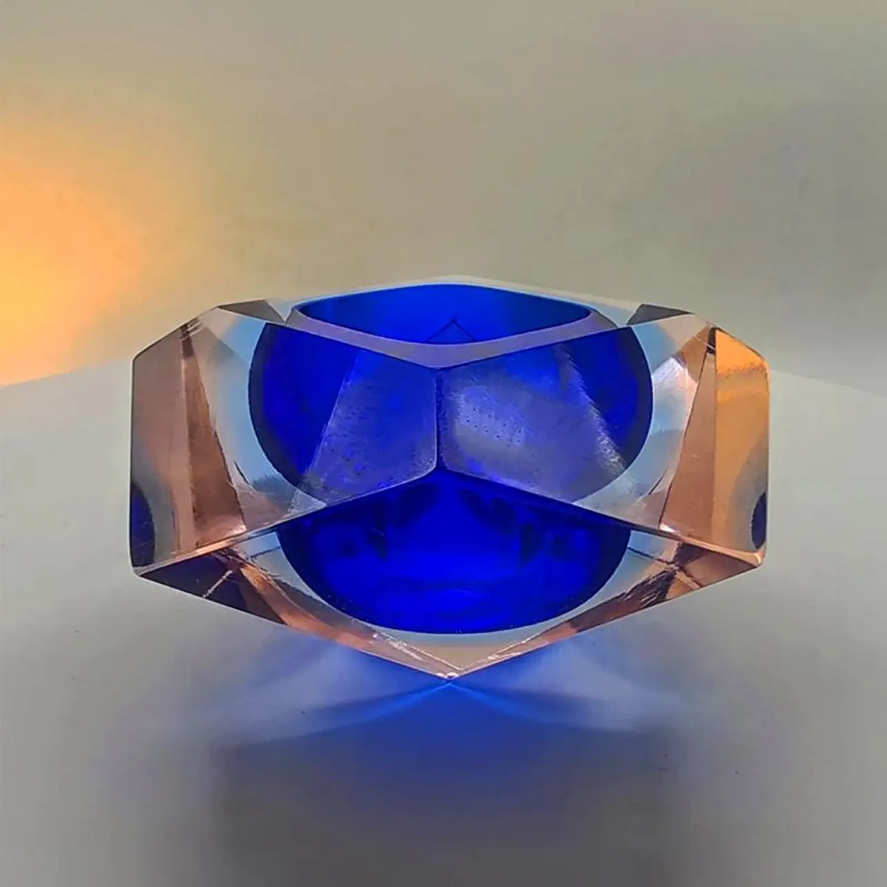 Posacenere in vetro di Murano di Flavio Poli per Seguso, anni '60 4