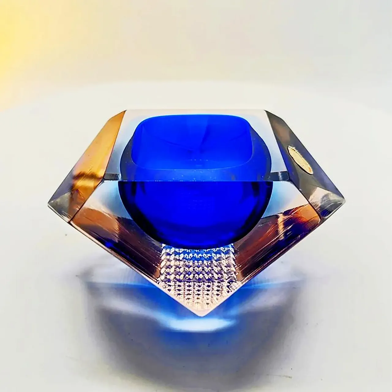 Posacenere in vetro di Murano di Flavio Poli per Seguso, anni '60 5