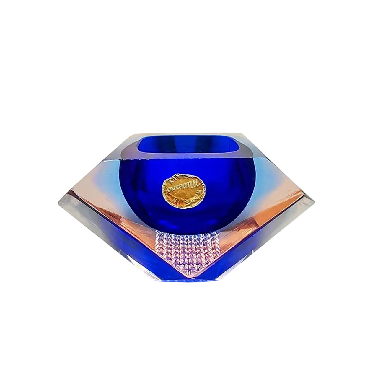 Posacenere in vetro di Murano di Flavio Poli per Seguso, anni '60 9