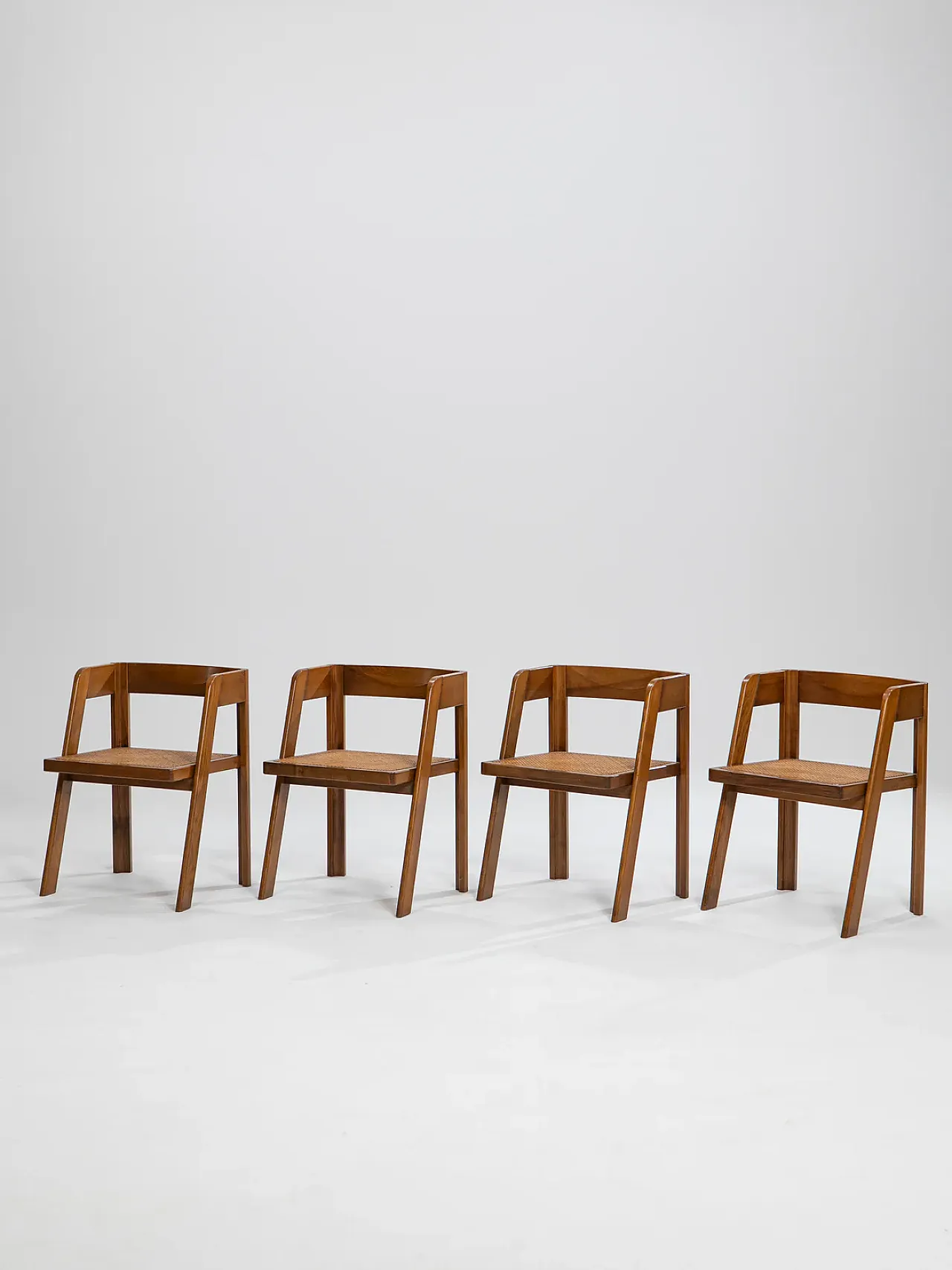 4 Chairs by Tito Agnoli for Citterio SpA, 1970s 1