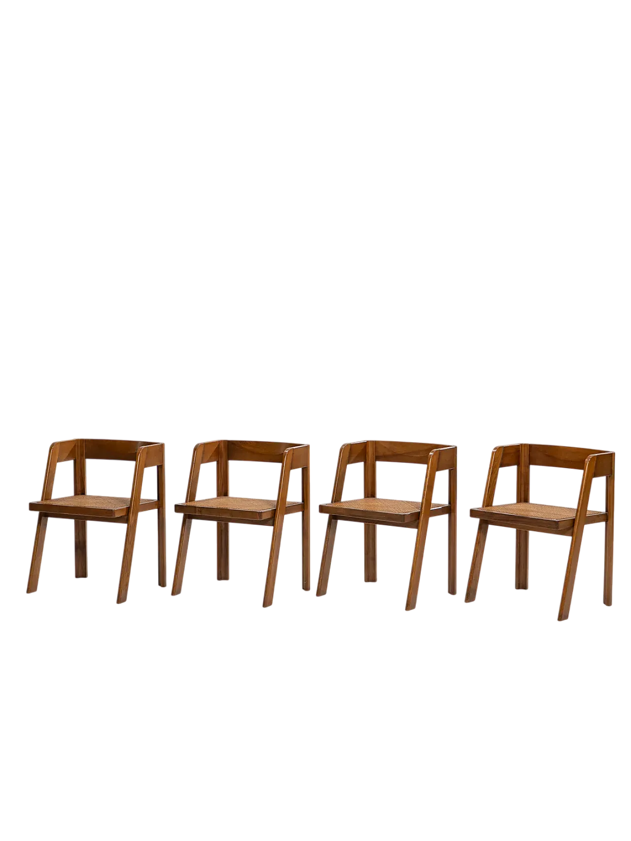 4 Chairs by Tito Agnoli for Citterio SpA, 1970s 14