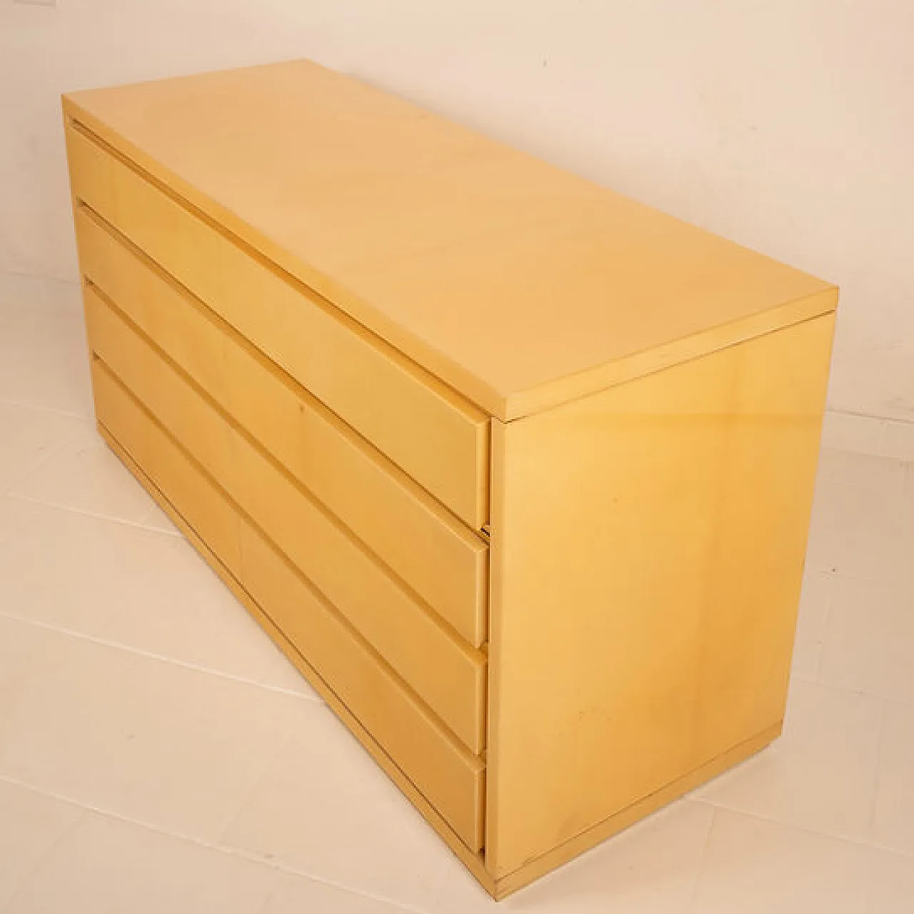 Cassettiera in pergamena di Aldo Tura per Tura Milano, anni '60 3