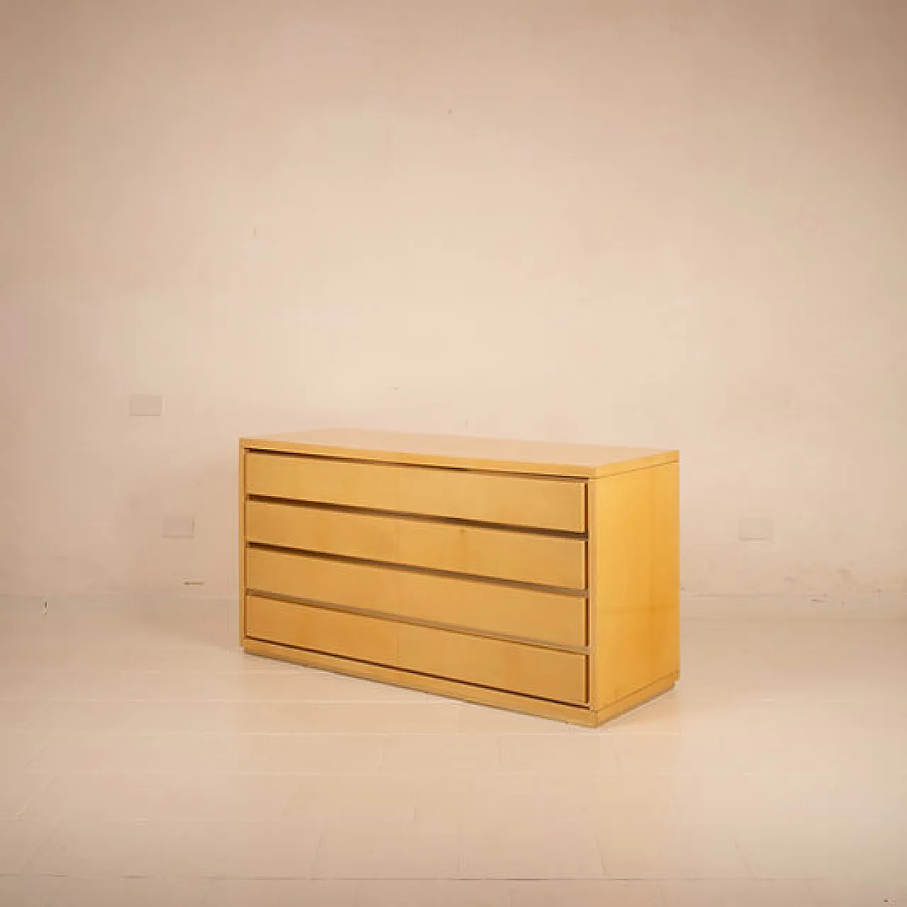 Cassettiera in pergamena di Aldo Tura per Tura Milano, anni '60 4