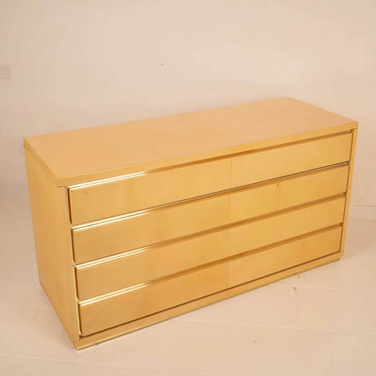 Cassettiera in pergamena di Aldo Tura per Tura Milano, anni '60 13