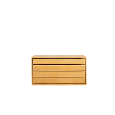 Cassettiera in pergamena di Aldo Tura per Tura Milano, anni '60