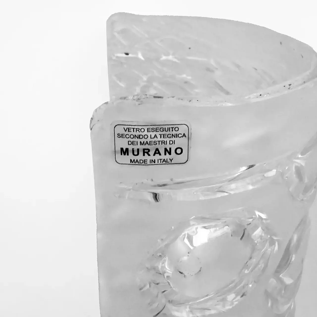 Coppia di lampade da parete in vetro di Murano, anni 2000 5